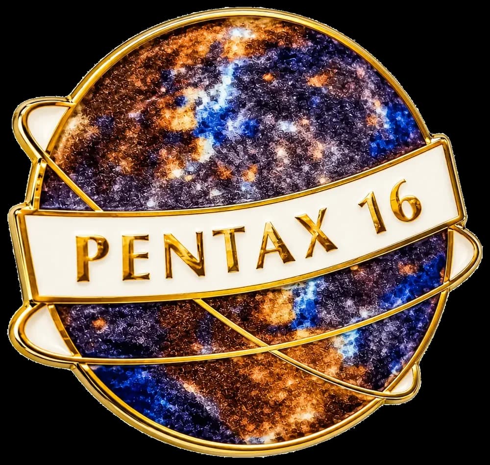Custom hard enamel lapel pin with polished gold edges